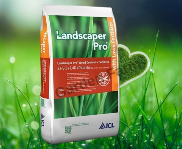 Ingrasamant gazon Anti-buruieni Landscaper Pro Weed & Feed-Dicamba